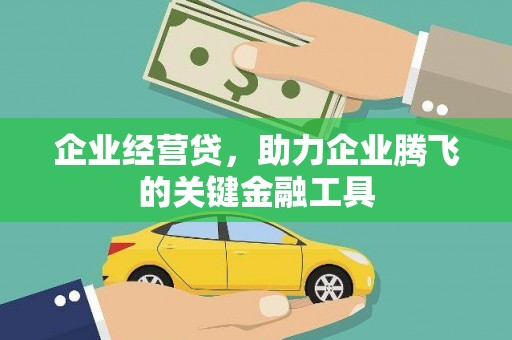 西屿企业经营贷，助力企业腾飞的关键金融工具