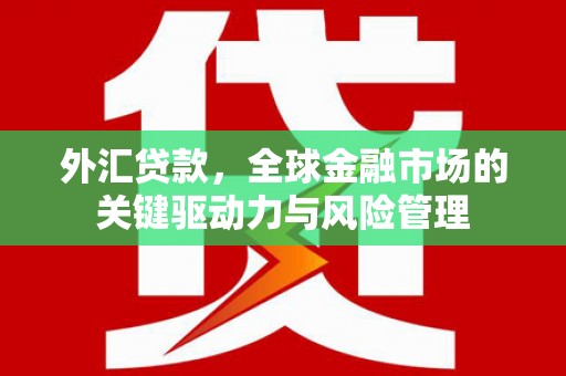 西屿外汇贷款，全球金融市场的关键驱动力与风险管理