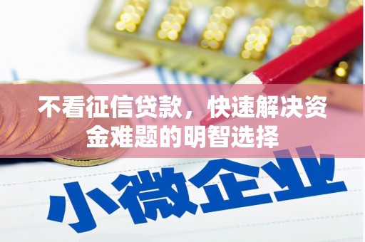 西屿不看征信贷款，快速解决资金难题的明智选择