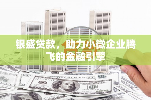 西屿银盛贷款，助力小微企业腾飞的金融引擎