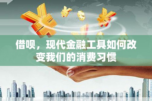 西屿借呗，现代金融工具如何改变我们的消费习惯