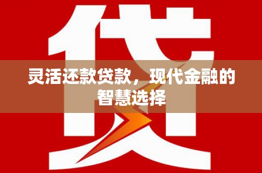 西屿灵活还款贷款，现代金融的智慧选择