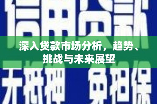 西屿深入贷款市场分析，趋势、挑战与未来展望
