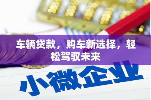 西屿车辆贷款，购车新选择，轻松驾驭未来