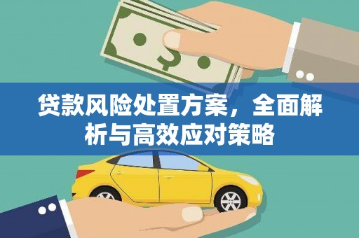西屿贷款风险处置方案，全面解析与高效应对策略