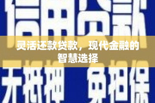 西屿灵活还款贷款，现代金融的智慧选择