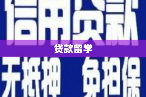 西屿贷款留学