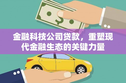 西屿金融科技公司贷款，重塑现代金融生态的关键力量