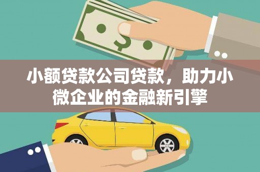西屿小额贷款公司贷款，助力小微企业的金融新引擎
