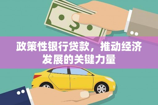 西屿政策性银行贷款，推动经济发展的关键力量