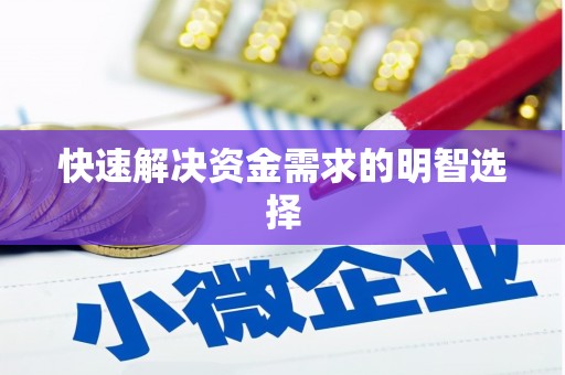 西屿快速解决资金需求的明智选择