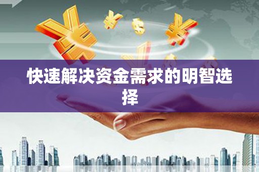 西屿快速解决资金需求的明智选择