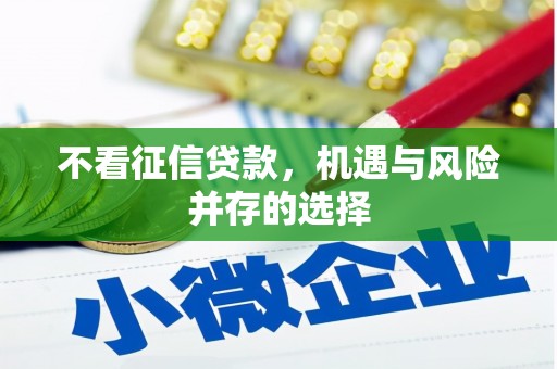 西屿不看征信贷款，机遇与风险并存的选择